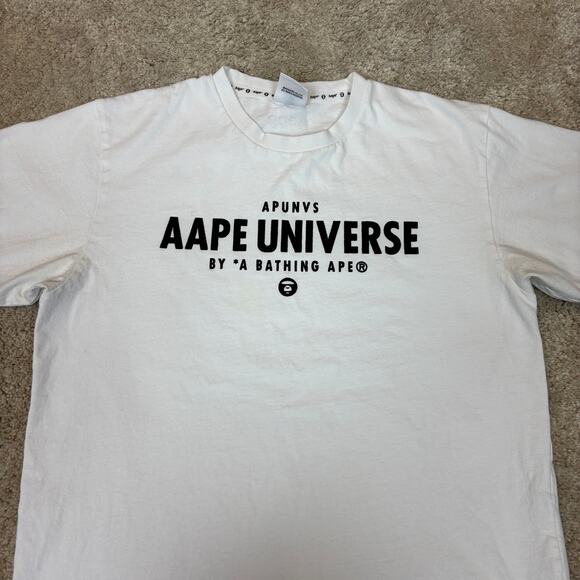 Aape by A Bathing Ape Universe APUNVS T Shirt Men's Medium Japanese Stretwear - Picture 2 of 16